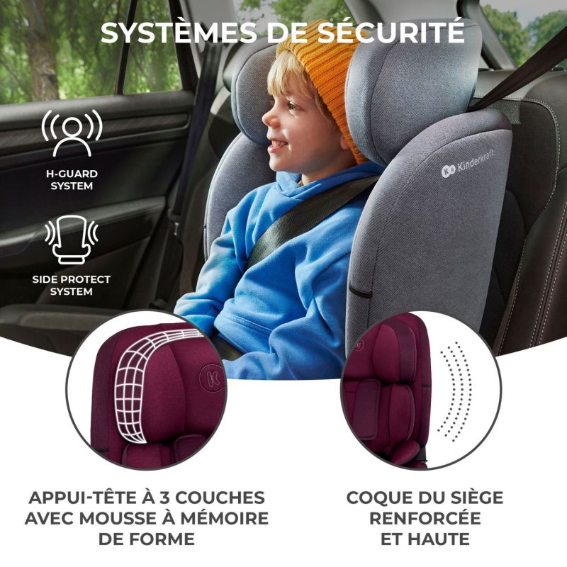 Siège auto Oneto 3 i-Size Cherry Pearl (groupe 1-2-3) Kinderkraft Produit 6