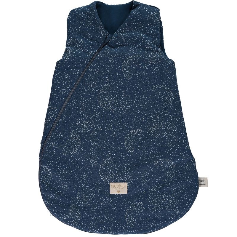 Gigoteuse mi saison Cocoon bleu nuit Gold bubble TOG 1,7 (90 cm) Nobodinoz