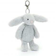 Porte-clé Bashful Lapin Silver - Jellycat