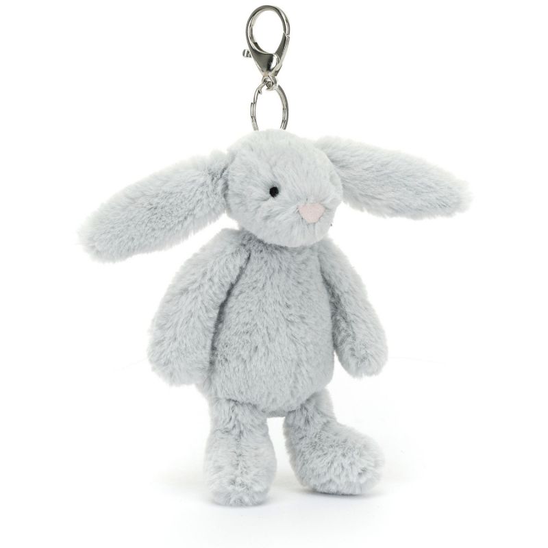 Porte-clé Bashful Lapin Silver Jellycat Produit 1