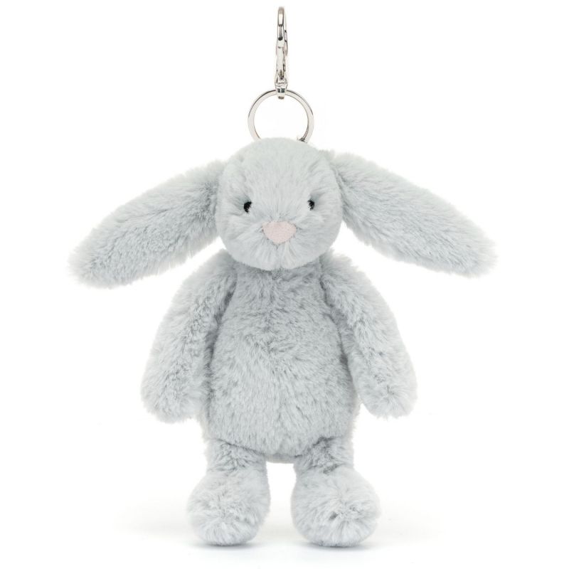 Porte-clé Bashful Lapin Silver Jellycat Produit 2
