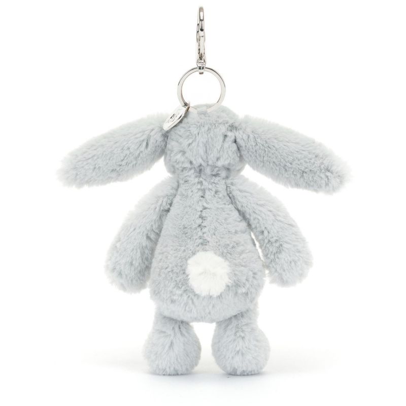 Porte-clé Bashful Lapin Silver Jellycat Produit 3