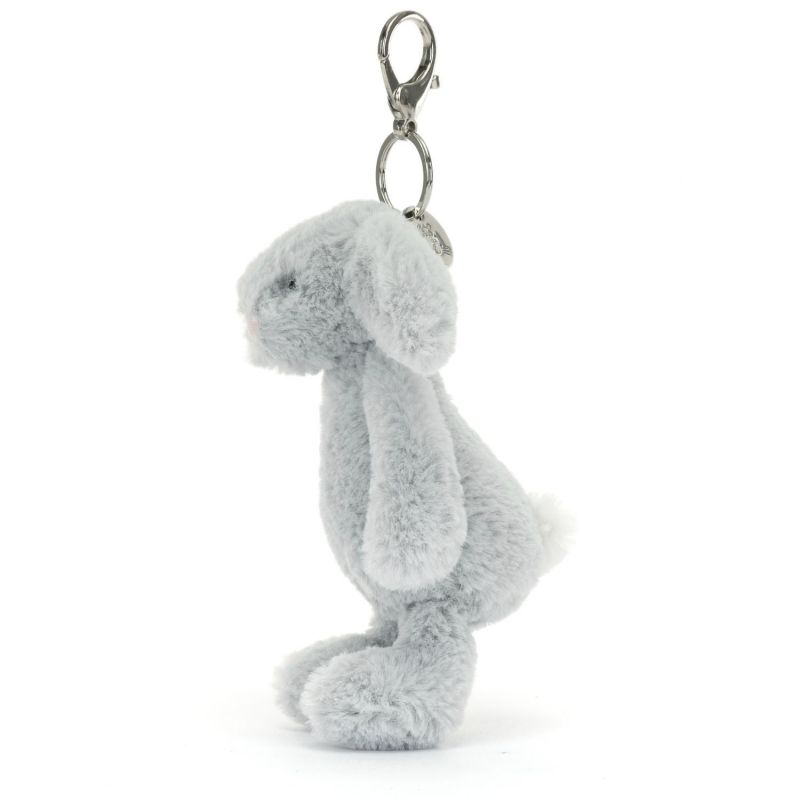 Porte-clé Bashful Lapin Silver Jellycat Produit 4