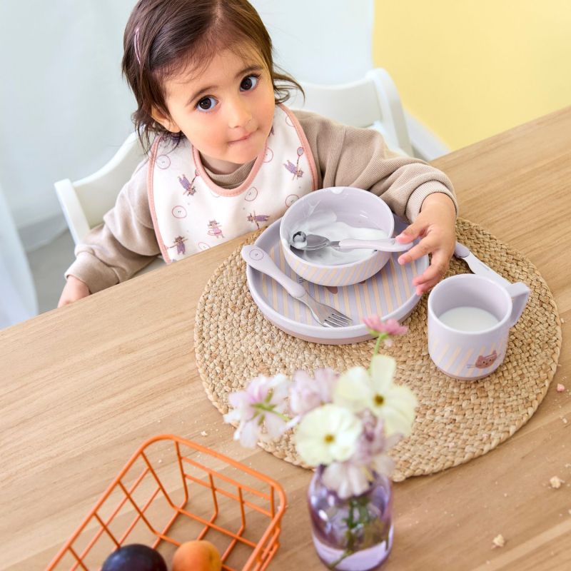 Coffret repas en porcelaine Tiny Team Chat Lässig Ambiance 7