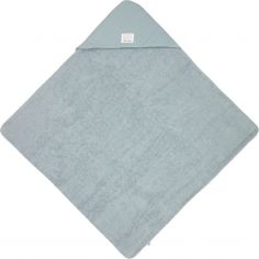 Cape de bain en mousseline-terry bleu poudré - Lässig 