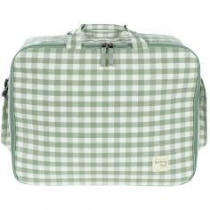 Valise de maternité Remy vert - Walking Mum