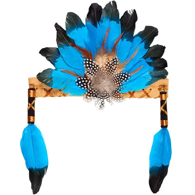 Coiffe indienne Leyati bleue Souza For Kids