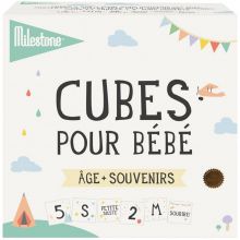 Cubes pour bébé âge + souvenirs  par Milestone