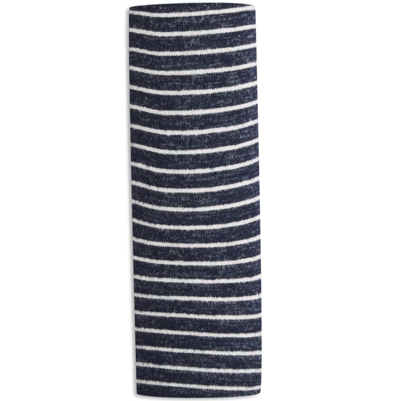 Maxi lange en maille navy stripe (120 x 120 cm) aden + anais