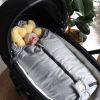 Chancelière pour siège-auto bébé en peau d'agneau NAADJA gris clair Kaiser Ambiance 2