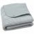 Variation Vert d'eau du produit Couverture en jersey Velvet Rib Sea Green (75 x 100 cm) de la marque Jollein