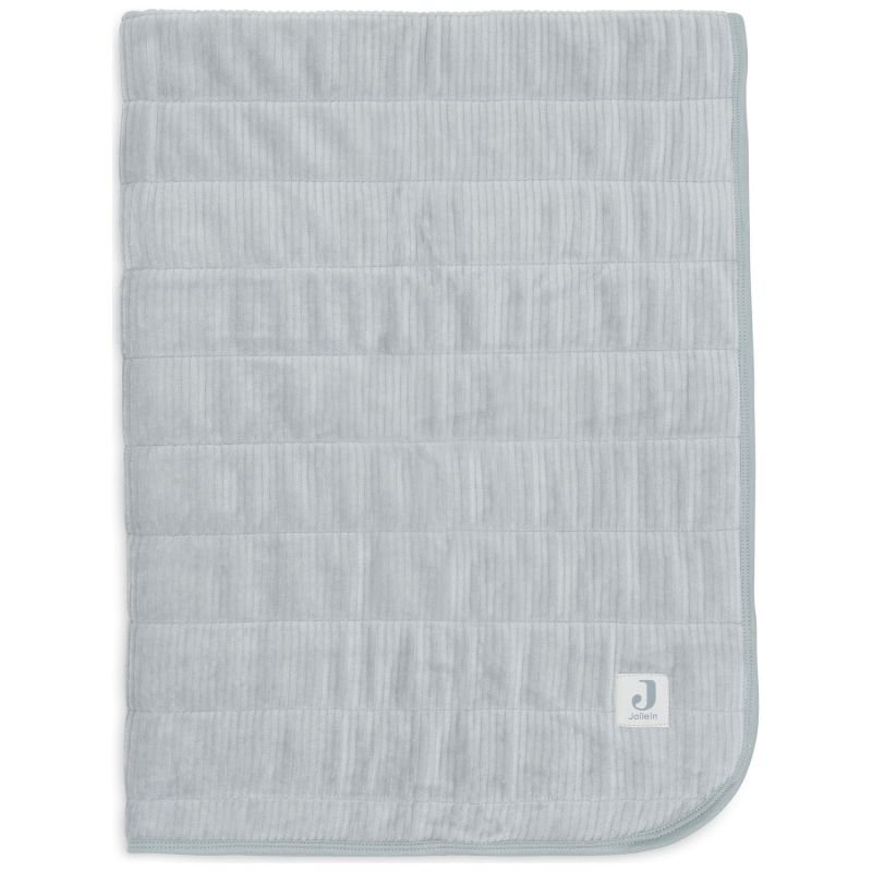 Couverture en jersey Velvet Rib Sea Green (75 x 100 cm) Jollein Produit 4