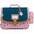 Variation Vert, rose, bleu du produit Cartable Les Fantaisies Caroline Vert et Rose (38 cm) de la marque Tann's