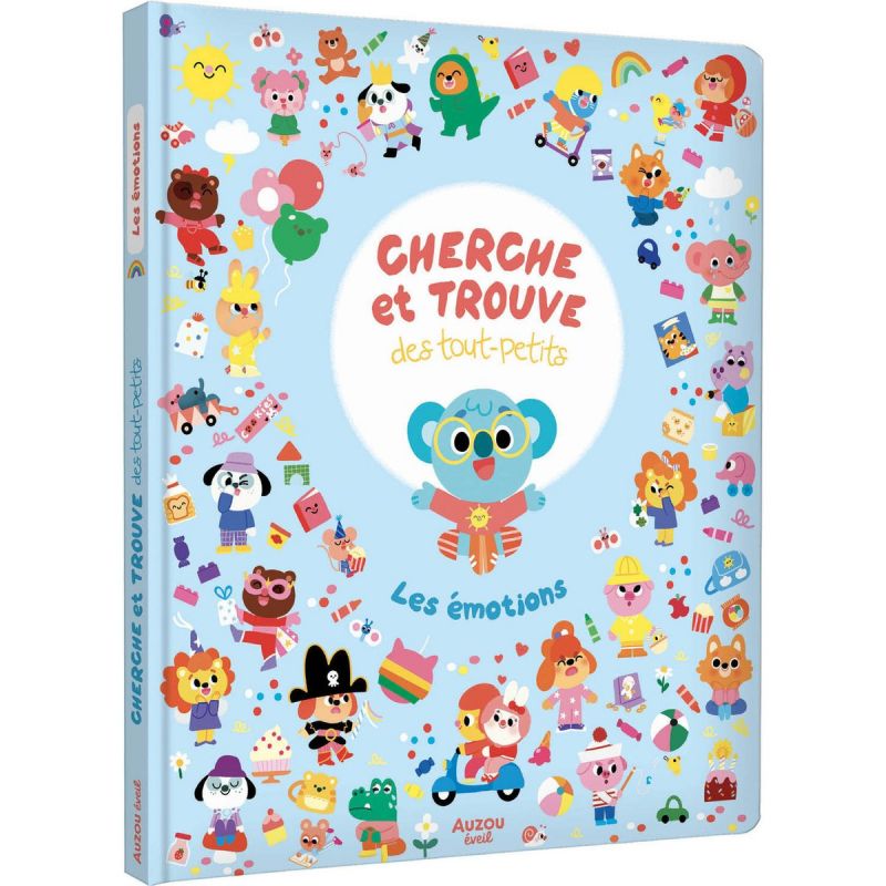 Livre Cherche et trouve des tout-petits Les émotions Auzou Editions Produit 1