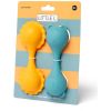 Lot de 2 hochets ours et lion en silicone Little L Packaging 8