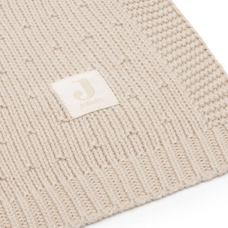 Couverture Sprinkle Knit Sand (100 x 150 cm) Jollein Produit 5