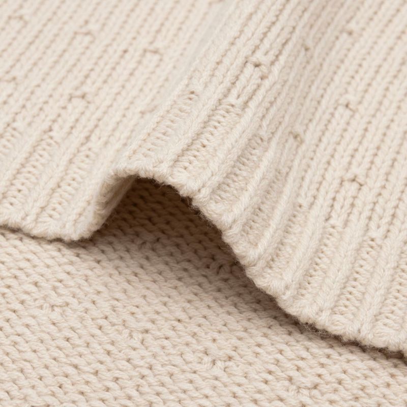 Couverture Sprinkle Knit Sand (100 x 150 cm) Jollein Produit 6