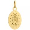 Pendentif médaille Miraculeuse (plaqué or) Petits trésors Produit 3