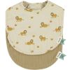 Lot de 2 bavoirs de naissance Lively Lion - Trixie