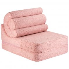 Chauffeuse Flipster Guava Pink molletonné - Wigiwama