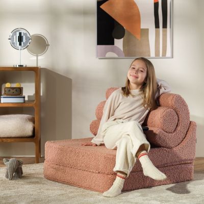 Chauffeuse Flipster Guava Pink molletonné