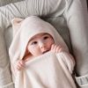 Cape de bain tablier XXL parent et bébé écru Candide Ambiance 4