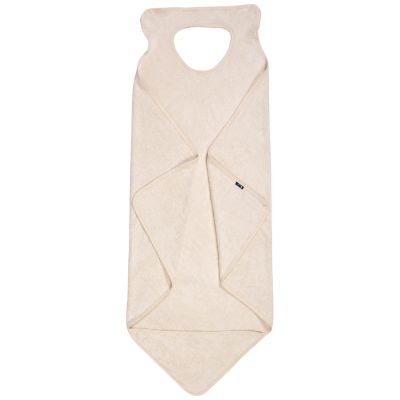 Cape de bain tablier XXL parent et bébé écru Candide