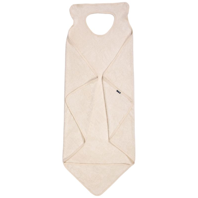 Cape de bain tablier XXL parent et bébé écru Candide Produit 1