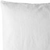 Taie d'oreiller satin de coton bio Blanc craie (40 x 60 cm)  par Kadolis