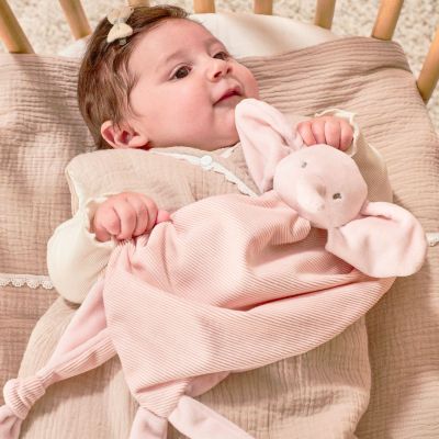 Maxi doudou Fanfan l'éléphant Rose
