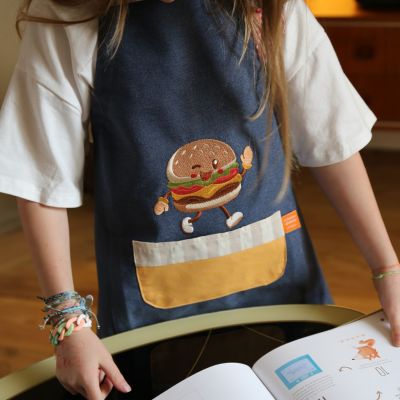 Tablier Kawai Hamburger (6-12 ans)
