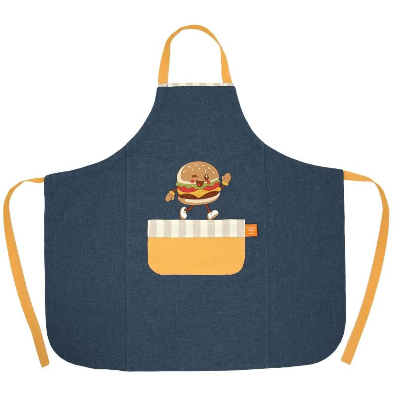 Tablier Kawai Hamburger (6-12 ans) L'oiseau bateau Produit 1