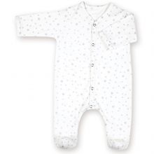 Pyjama léger jersey Stary cristal ecru (0-1 mois : 50 cm)  par Bemini