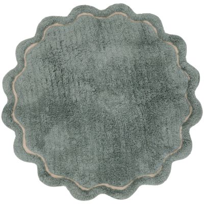 Tapis rond Sweet April Aqua (110 cm) Nattiot