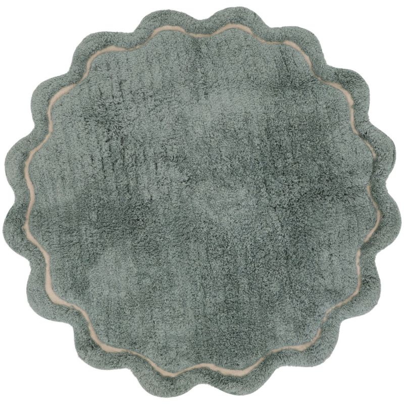 Tapis rond Sweet April Aqua (110 cm) Nattiot Produit 1