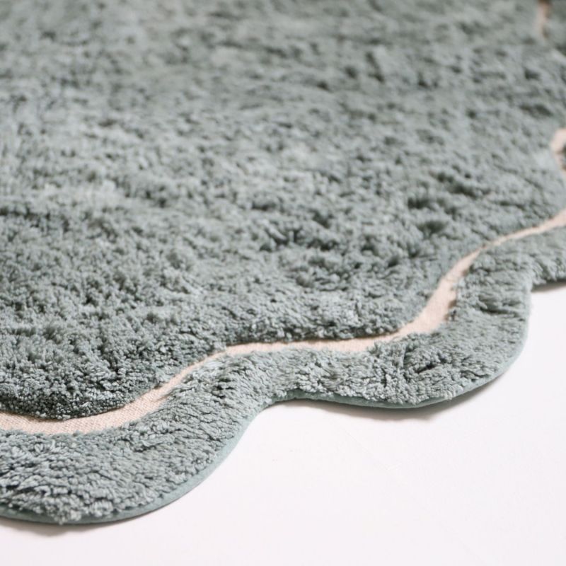 Tapis rond Sweet April Aqua (110 cm) Nattiot Ambiance 3