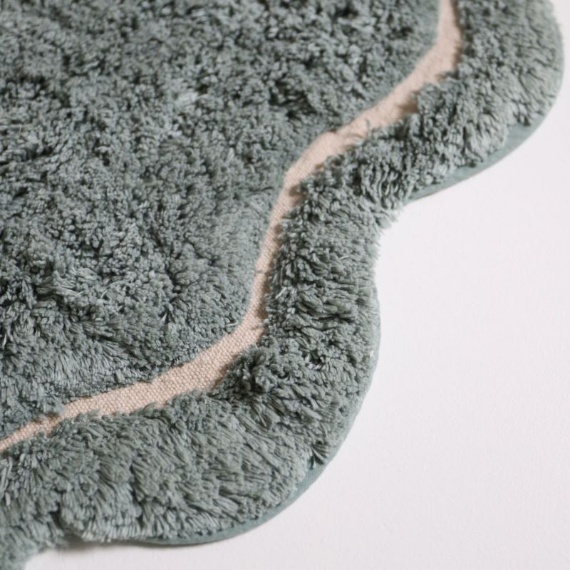 Tapis rond Sweet April Aqua (110 cm) Nattiot Ambiance 4