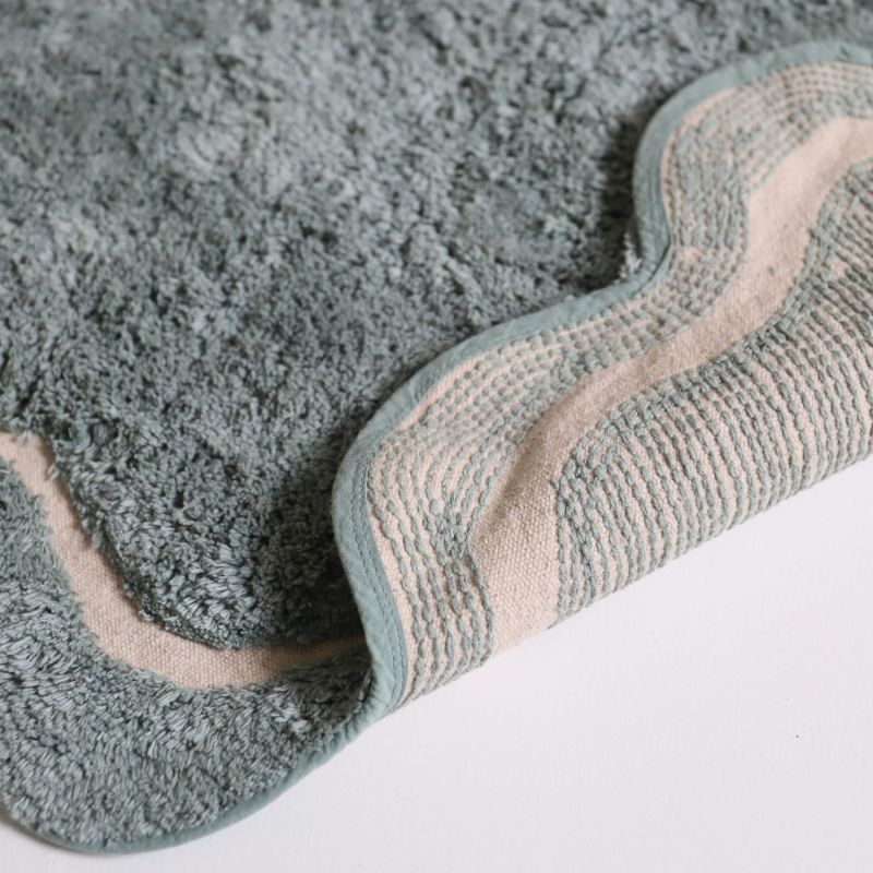 Tapis rond Sweet April Aqua (110 cm) Nattiot Ambiance 5