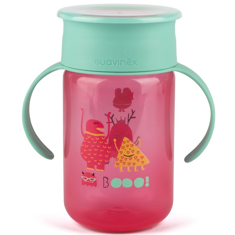 Tasse 360° Booo rose (340 ml) Suavinex