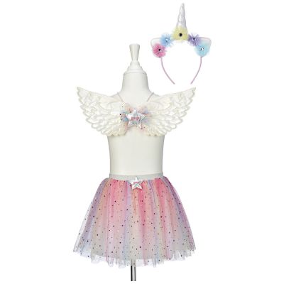 Jupe Celestia avec ailes et serre-tête (3-4 ans)