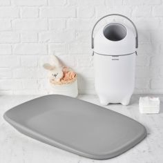 Poubelle à couches Dropy Blanc