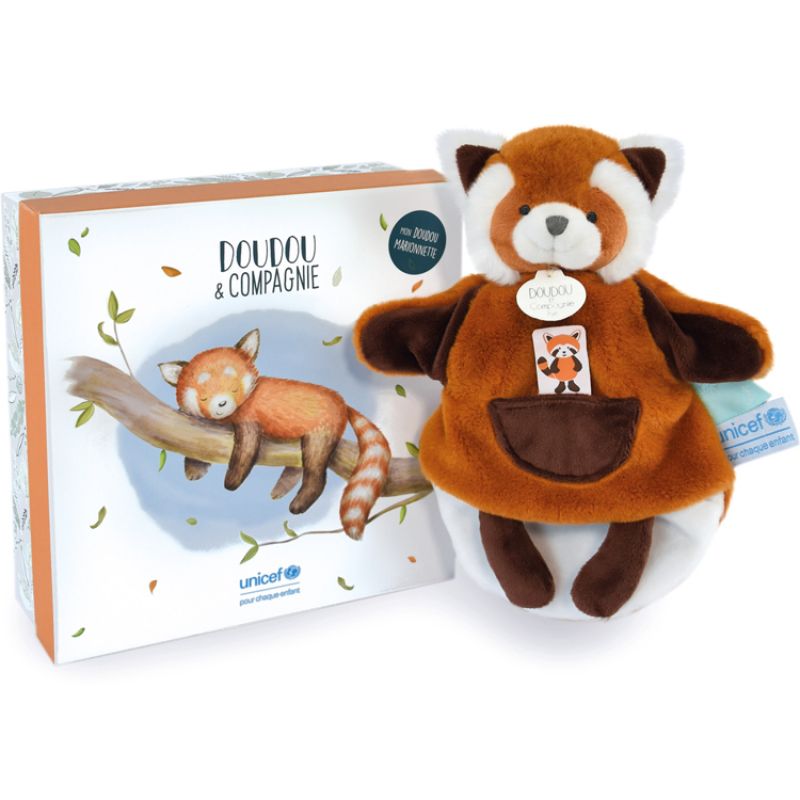 Doudou marionnette Panda roux Doudou et Compagnie Produit 1 grande taille