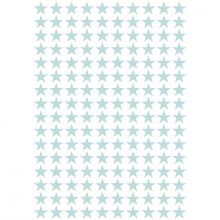 Stickers étoiles mint (29,7 x 42 cm)  par Lilipinso
