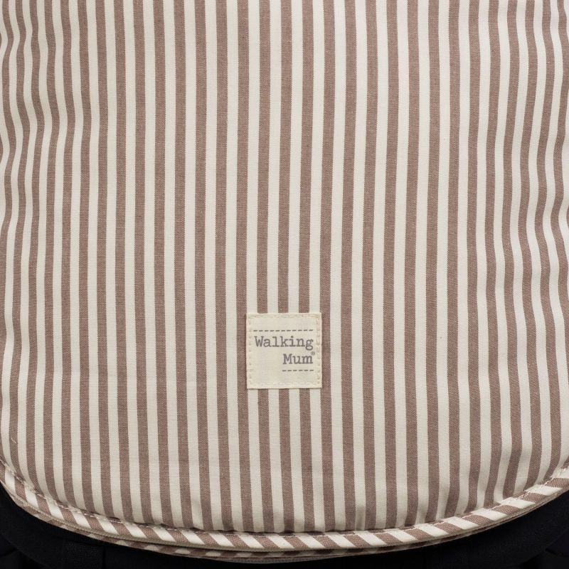 Chancelière mi-saison Praliné Vichy Rayures Moka TOG 2,5 Walking Mum Ambiance 5