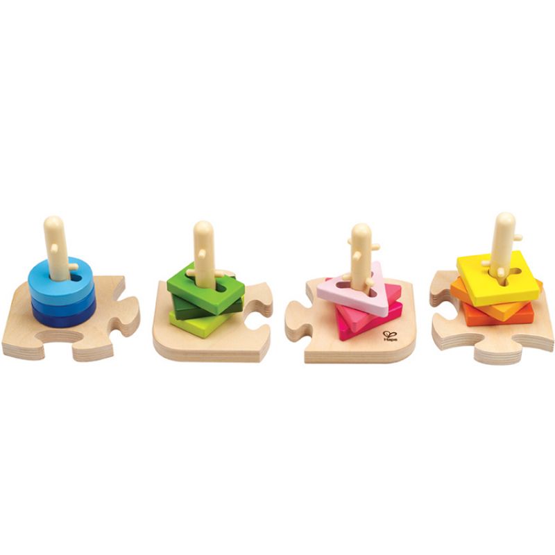 Puzzle et jeu à encastrer boutons créatifs - Reconditionné Hape Produit 4