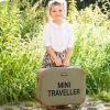 Petite valise mini traveller toile kaki  par Childhome