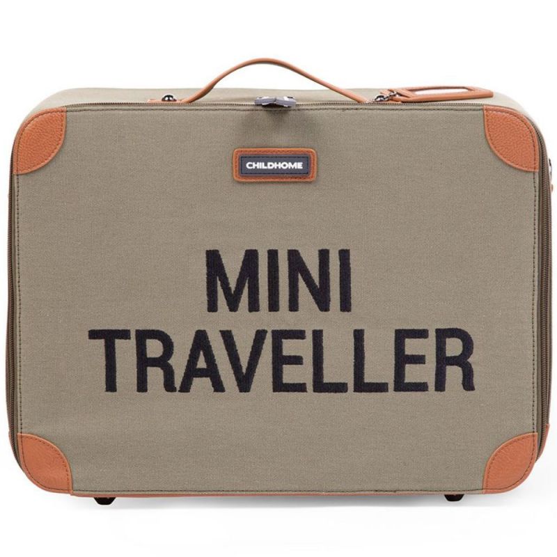 Petite valise mini traveller toile kaki Childhome Produit 1 grande taille