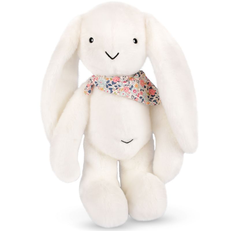 Peluche Lapin Fleurette Blanc (50 cm) Doudou et Compagnie Produit 4