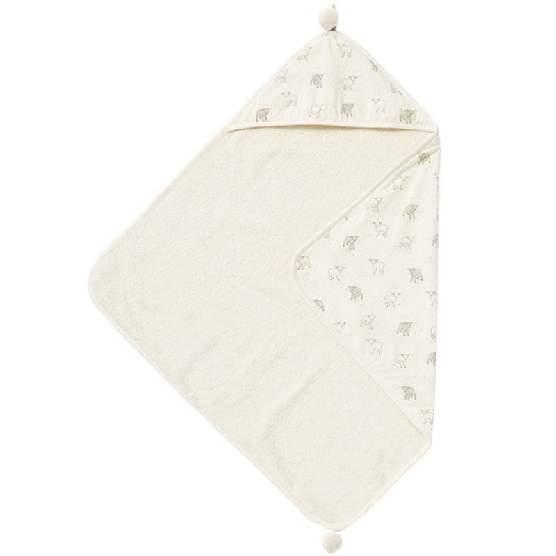 Cape de bain agneau Lamb (76 x 76 cm) Pehr 