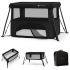 Lit bébé 3 en 1 Cami Black - Kinderkraft